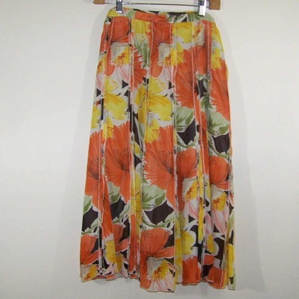 Coldwater Creek Fall Skirt Outward Seams Lined PL